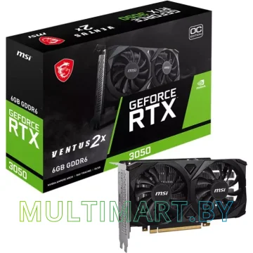 Видеокарта MSI GeForce RTX 3050 Ventus 2X E 6G OC картинка 5